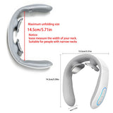 TENS Pulse Neck Massage Household Cervical Spine Massager Wireless Smart Sholder Cervical Massager Heating Muscle Punch Beating