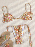 ZRTAK Two Piece Suit Bikinis 2026 Women Swimsuit Push Up Bathing Suit Sexy Bikinis Sets Swimwear Print Beachwear Solid Biquinis