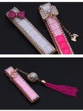 Charging personalized creative gift for women with diamond studded USB cigarette lighter encendedor eléctrico  gadgets for men