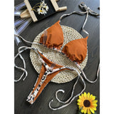 Leopard Extreme String Mini Micro Thong Bikini Female Swimsuit Women Swimwear Two-Pieces Bikini Set Bather Bathing Suit V5072