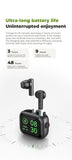 Wireless Bluetooth Headset HTC AI Translator Headphones Low Latency 30-Hour Battery Life Clear Sound Full HD LCD Screen for Musi