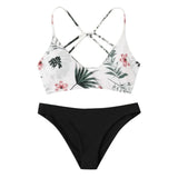 New In 2024 Bikini Woman Floral Random Print Bikini Sets Push-up Swimsuit Beachwear Padded Swimwear Bikini Brazilian Swimsuit