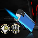 Creative Playing Cards Ace of Spades Lighter Windproof Poker Design Refillable Butane Lighter Fun Toy for Smoking Accessories