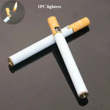 Hot Sale Fun Torch Lighter With Flash Light Refillable Butane Gas Tube Lighter Smoking Accessories Men Gift