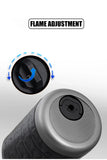 JOBON Creative Shape Cigar Lighter Blow Torch Windproof Locking Blue Flame Rotor Design  UV Transfer Printing Craft Gifts