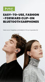 HTC NE67 Wireless Earbuds Bluetooth TWS Headphones ENC Noise Cancelling HiFi Stereo Sports Earphones for IOS Android
