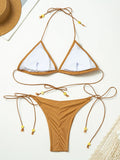 Micro Bikini Thong Women Swimsuits 2026 Sexy Swimwear String Bikini Set Halter Biquini Swim Suits Beachwear Female