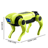 DIY Assembly RC Robot Dog Toy Remote Control Mechanical Robot Kit Science Teaching Model Electric Set Gift For Kids