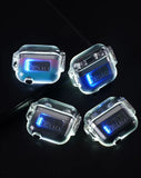 Waterproof Lighter Double Arc Mini Electronic Windproof Lighter Electric Transparent USB Rechargeable Lighters Outdoor Camping