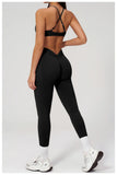 2PCS Yoga Suit Women Tracksuit Sports Bra High Waist Leggings Outfit Gym Set Fitness Athletic Wear Workout Clothes Sportswear