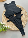 New Sexy High Cut One Piece Swimsuit For Women Hollow Out Swimwear Female Bodysuit Monokini Backless Bathing Suit Beachwear