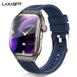 LAXASFIT New Bluetooth Call Smart Watch for Men 2.01" HD Curved Screen Sports Watch Health Monitor Smart Watch for Android iOS
