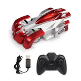 Mini Wall Climbing RC Car With LED Lights Remote Control 360 Degree Rotation Gravity Induction Racing Car Gift Toys for children