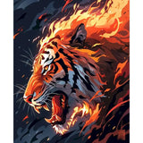 GATYZTORY Diy Paint By Numbers For Adults Beginners Wolf Animals Acrylic Painting By Number Kits Home Decoration Frameless