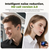 Wireless Bluetooth Headset HTC AI Translator Headphones Low Latency 30-Hour Battery Life Clear Sound Full HD LCD Screen for Musi