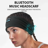Yoga Hairbands Wireless Bluetooth Headphones Soft Elastic Sports Headbands Sleeping Music Eye Mask Outdoor Sweatband Earphones