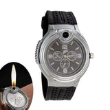 New Usb Charging Environmentally Friendly Windproof Lighter Watch Cigarette Lighter Fashionable Cool Creative Men Smoker Gifts