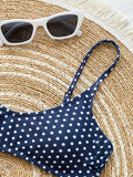 Sexy Polka Dot Print Bikini Set for Women Quick Dry Low Waist Push Up Swimwear Beach Vacation Bathing Suits for Females