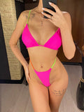 Bather Bathing Suit Swim Sexy Backless Cross Back Extreme String Mini Micro Thong Women Swimwear One Piece Swimsuit Female V4182