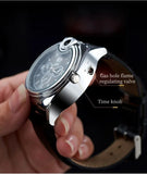 New Trendy Metal Gas Watch Lighter Men Outdoor Windproof Portable Rechargeable Lighter Fashion and Cool Personality Gift