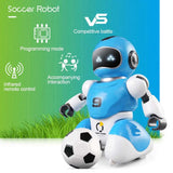 Intelligence RC Robot Toy Smart Football Battle Remote Control Robot Parent-Child Educational Toys Kids Christmas Gifts