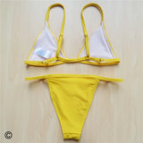 Extreme String Mini Micro Adjustable Strap Bikini Female Swimsuit Swimwear Women Two-Pieces Bikini Set Bather Bathing Suit V516C