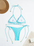 Micro Bikini Thong Women Swimsuits 2026 Sexy Swimwear String Bikini Set Halter Biquini Swim Suits Beachwear Female