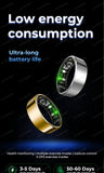 For  Smart Ring Men Women Bluetooth Monitor Blood HeartRate Blood Oxygen Monitor Smartring MultiSport 5ATM Waterproof