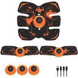 USB Rechargeable Wireless Fat-Burning Belt EMS Ab Trainer & Rechargeable Muscle Stimulator for Six-Pack Abs, Home Gym Fitness