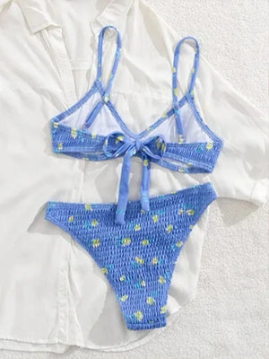 Fashion Bikini Sets Sexy Bikini Women's Two Piece Suit Push Up Swimsuits Bandage Swimwear High Cut Beachwear Print Bathsuit