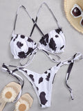 Sexy Ruffle Frilled Micro Thong Bikini 2025 Women Swimwear Female Swimsuit Two-pieces Bikini set String Bather Bathing Suit Swim