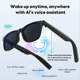 Lenovo Bluetooth5.4 AI Smart Camera Glasses 8K Photo Recording Remote Control Touch Translator Voice Assistant Wireless Sunglass