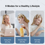 Cordless Electric Scalp Massager,360 Degree Head Massager with 8 Finger Tips, Deep Relaxing and Stress Relief Head Massager
