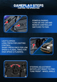 Mini 1/64 4WD RC Drift Car High Speed Remote Control Off-Road Racing Vehicle Desktop Pocket Drifting Car Toys Children Boy Gifts
