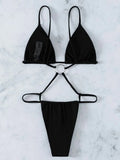 Sexy Extreme Mini Micro String Women Swimwear One Piece Swimsuit Female Cross Backless Monokini High Cut Bathing Suit Swim Lady