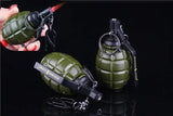 New Multifunctional Military Model Creative Windproof Lighter Metal Body Pink Flame Ashtray Butane Gas Lighter Collection Gift