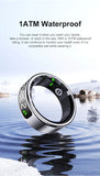 R11C Smart Ring Men Women Display Screen Gesture Swipe Video Smartring Waterproof Heart Rate Sleep Monitor Qring for Android IOS