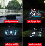 C1 Navigation Projection For HUD OBD2 GPS Bluetooth-compatible Auto Head Up Display Overspeed RPM Voltage Warning Car Parts