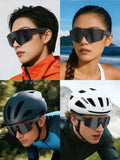 Lenovo AI Smart Glasses ChatGPT 8K Camera 2400W Anti-shake Cycling Video&Photo Sport Sunglasses DualMic 32GB Windproof Goggles
