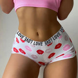 New Women's Breathable Underwear Comfortable and Cute Girls' Flat Corner Underwear 3D Seamless Underwear Sports Shorts Thong