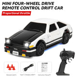 Mini Drift RC Car Supra 1/64 Scale With Gyro 2.4Gh Remote Control Professional High-Speed Turbo Racing Toy 1+ Birthday Gift
