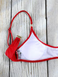 Miyouj Push Up Swimwear High Cut Bikinis Sexy Two Piece Suits Solid Bikini Set New Swimsuits String Bathsuit 2026 Swimsuit