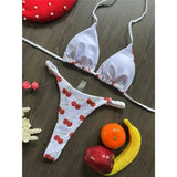 Leopard Extreme String Mini Micro Thong Bikini Female Swimsuit Women Swimwear Two-Pieces Bikini Set Bather Bathing Suit V5072
