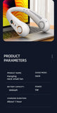 3000mA Portable Mini Hanging Neck Fan Bladeless Neckband Fan Digital Display Power Air Cooler USB Rechargeable Electric Fans