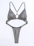 2025 Plaid Extreme Mini Micro Thong Bikini Female Swimsuit Women Swimwear One-pieces Bikini set Bather Bathing Suit Swim Wear