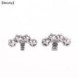 1Pairs Headphone Diameter Buckle Zircon Decorative Headphone Decoration Clip Removable Easy To Install Earbud Accessories