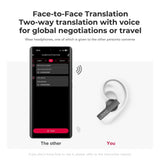 [Ultra HD Screen] HTC NE40 Earphones Bluetooth V6 TWS Sports Wireless Headphones AI Translator Earbud In-Ear Noise Reduction Mic