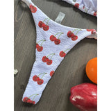Leopard Extreme String Mini Micro Thong Bikini Female Swimsuit Women Swimwear Two-Pieces Bikini Set Bather Bathing Suit V5072