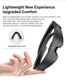 Lenovo AI Smart Glasses ChatGPT 8K Camera 2400W Anti-shake Cycling Video&Photo Sport Sunglasses DualMic 32GB Windproof Goggles