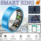 All Size（6-14） Smart Ring for Women Men Healthy Heart Rater Blood pressure Monitor Waterproof Take Photo Control Smartring Sport